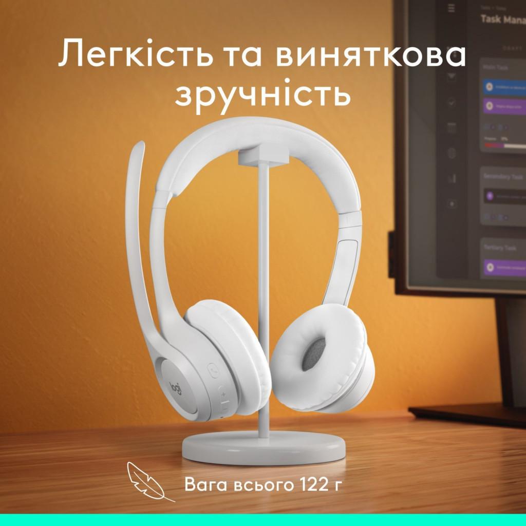 Гарнітура Logitech Zone 300 Wireless Off-White (981-001417)