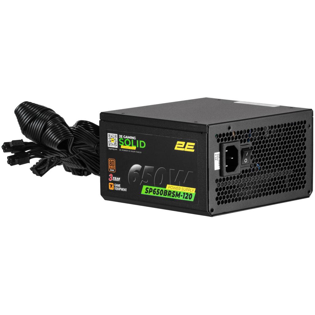 Блок живлення 2E Gaming Solid Power 650W (2E-SP650BRSM-120)