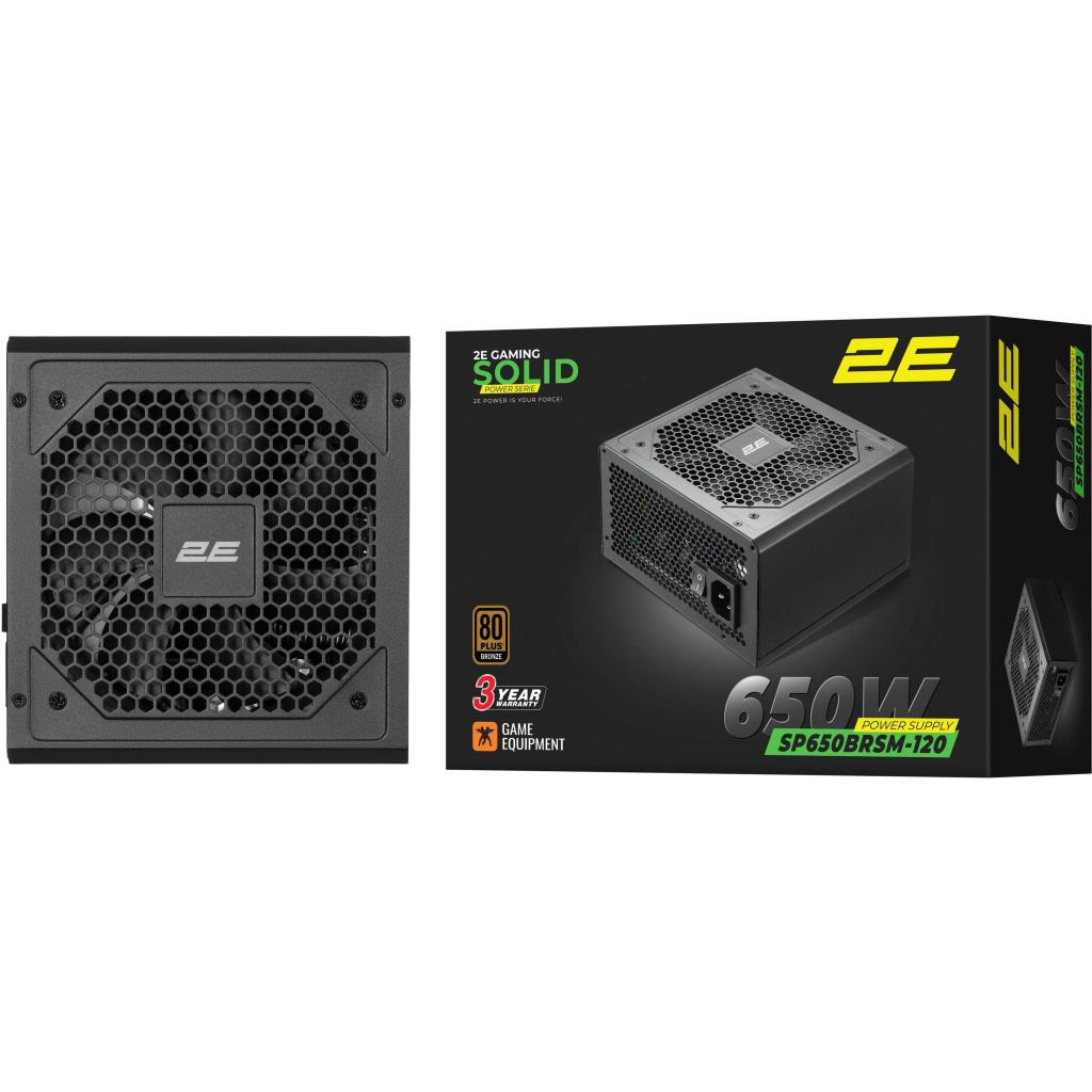 Блок живлення 2E Gaming Solid Power 650W (2E-SP650BRSM-120)