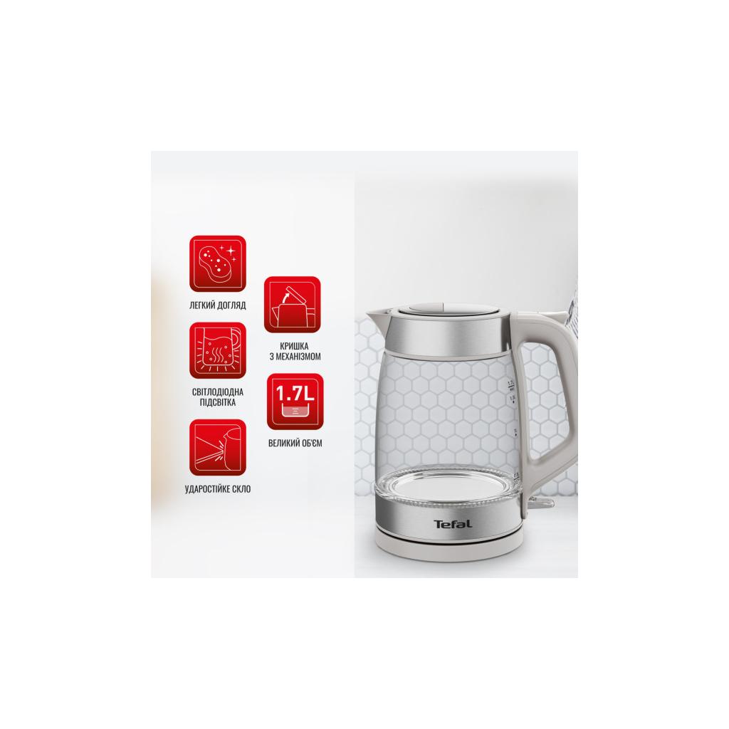 Електрочайник Tefal Glass Kettle (KI605B30)
