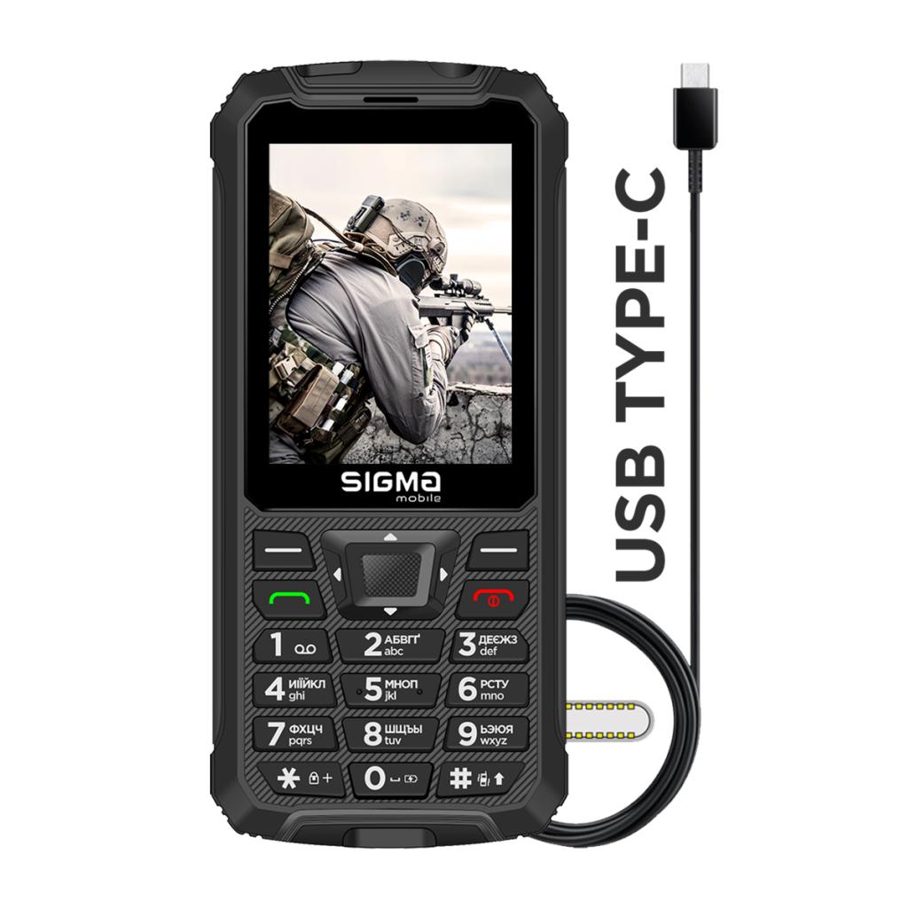 Мобільний телефон Sigma X-treme PR68 Type-C Black