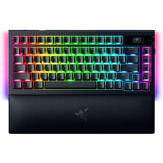 Клавіатура Razer BlackWidow V4 PRO Orange Switch Wireless UA Black (RZ03-05130100-R3M1)