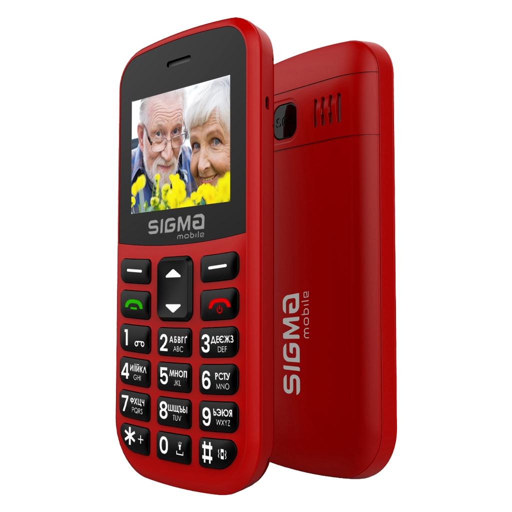 Мобільний телефон Sigma Comfort 50 Easy TYPE-C Red