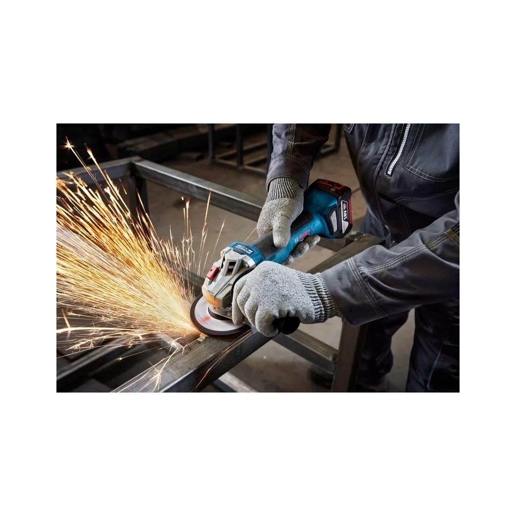 Шліфувальна машина Bosch GWS 18V-8 2x4Ah (0.601.9N9.020)