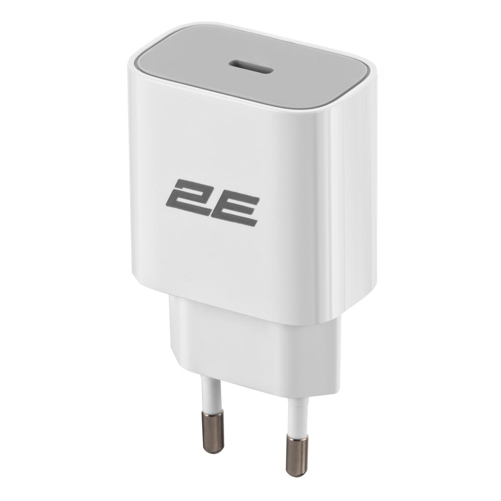 Зарядний пристрій 2E USB Wall Charger 25W (2E-WC1USBC25W-W)