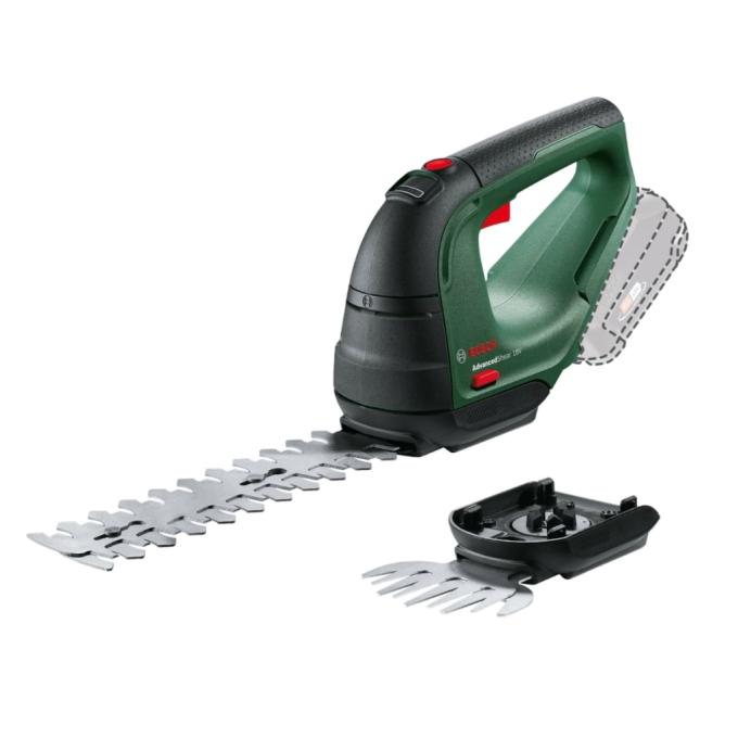 Ножиці для трави Bosch AdvancedShear 18V-10 + насадка кущоріз (без АКБ та ЗП) (0.600.857.001)