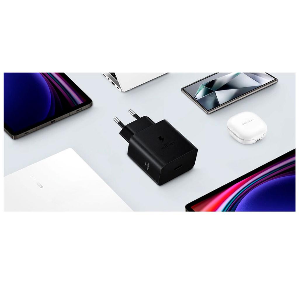 Зарядний пристрій Samsung USB-C PD45W Back (EP-T4511NBEGEU)