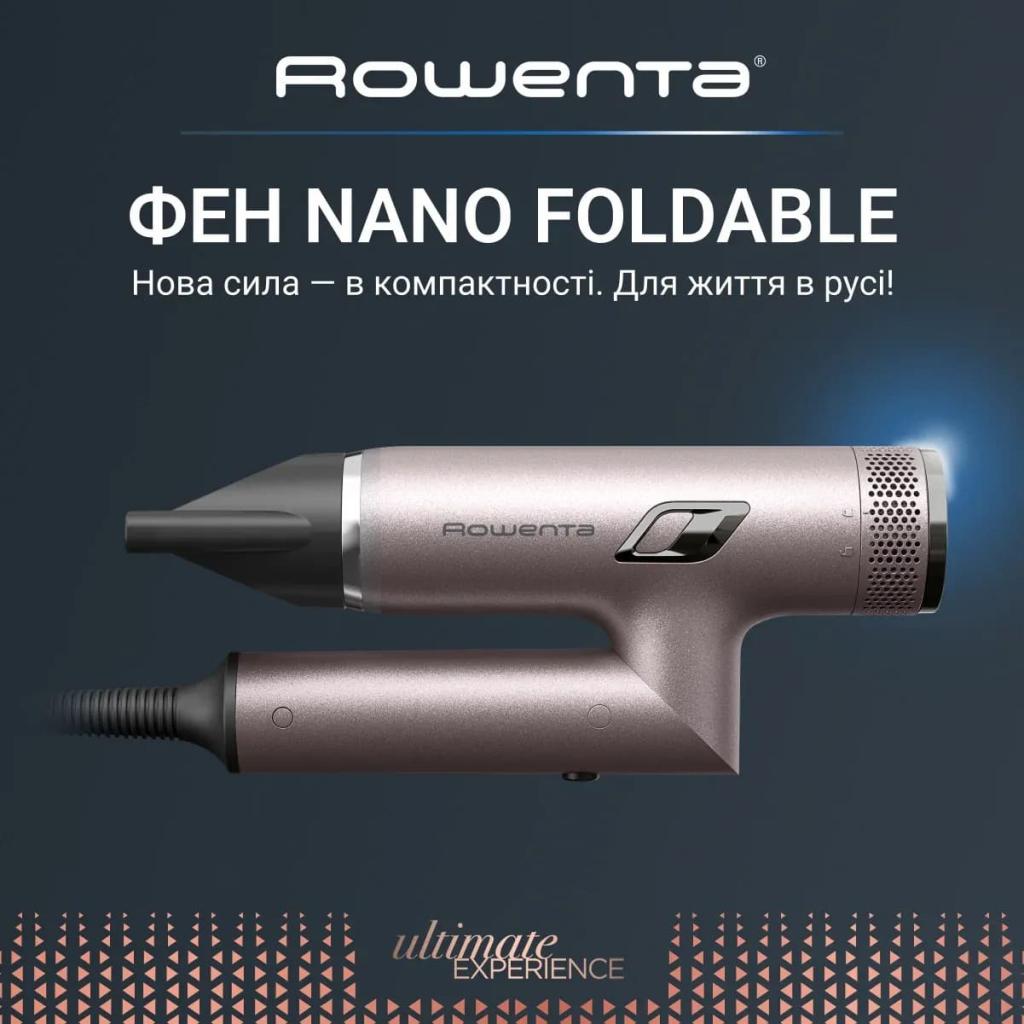 Фен Rowenta T-Shape Maestria Nano Foldable (HY8530E0)