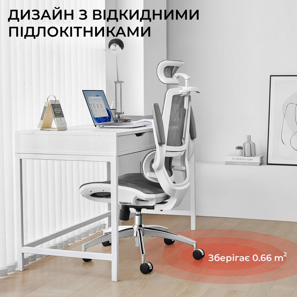 Офісне крісло Sihoo M59AS Mesh Gray (M59AS-M301)