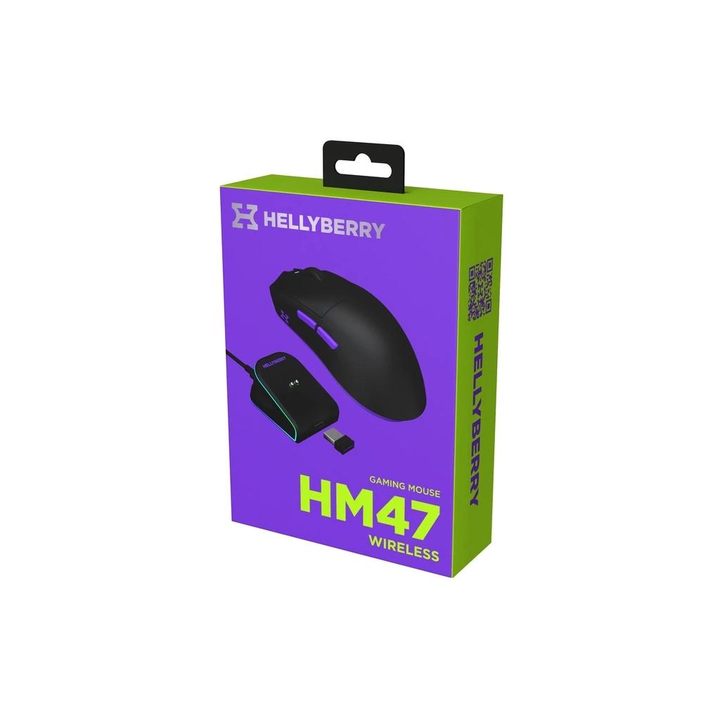 Мишка Hator Hellyberry HM47 Wireless Black Violet