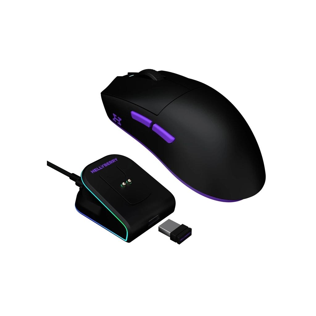 Мишка Hator Hellyberry HM47 Wireless Black Violet
