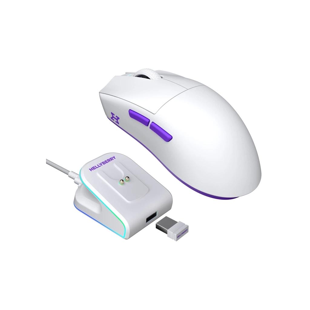 Мишка Hator Hellyberry HM47 Wireless White Violet