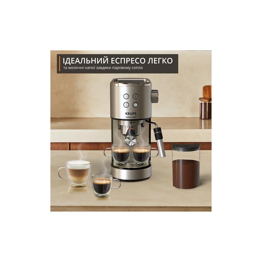 Кавоварка Krups Virtuoso Plus Tamping System (XP499EE0)