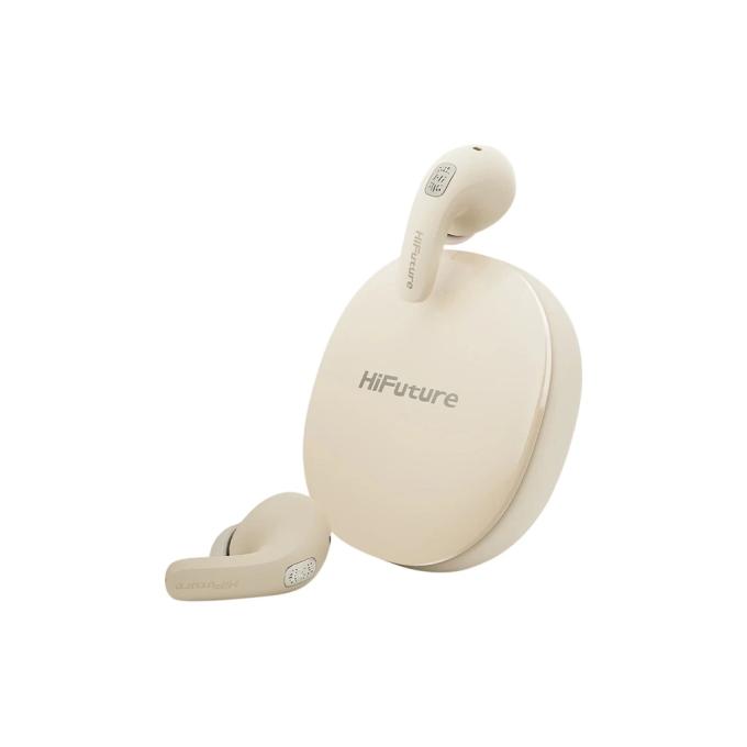 Навушники HiFuture FlyBuds4 AI Latte