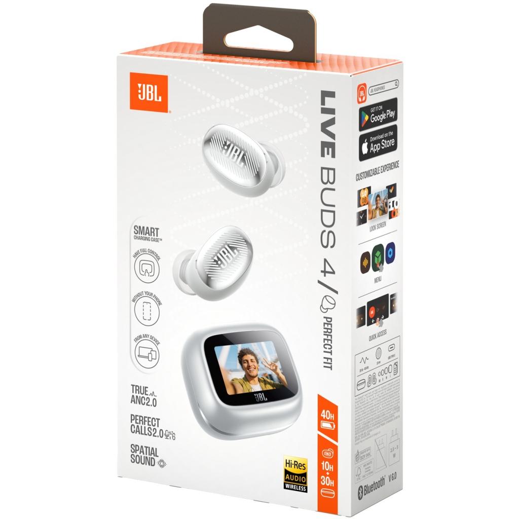 Навушники JBL Live Buds 4 Silver