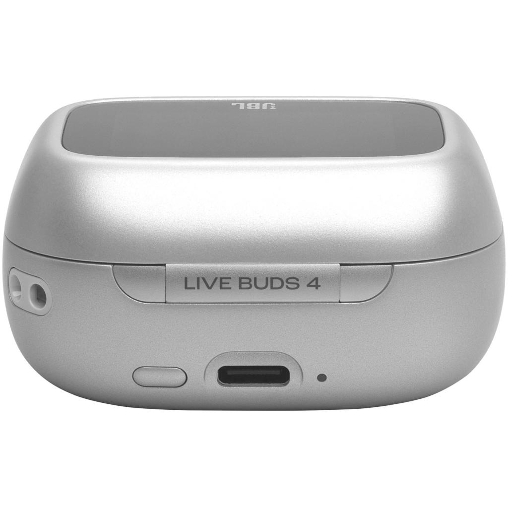 Навушники JBL Live Buds 4 Silver