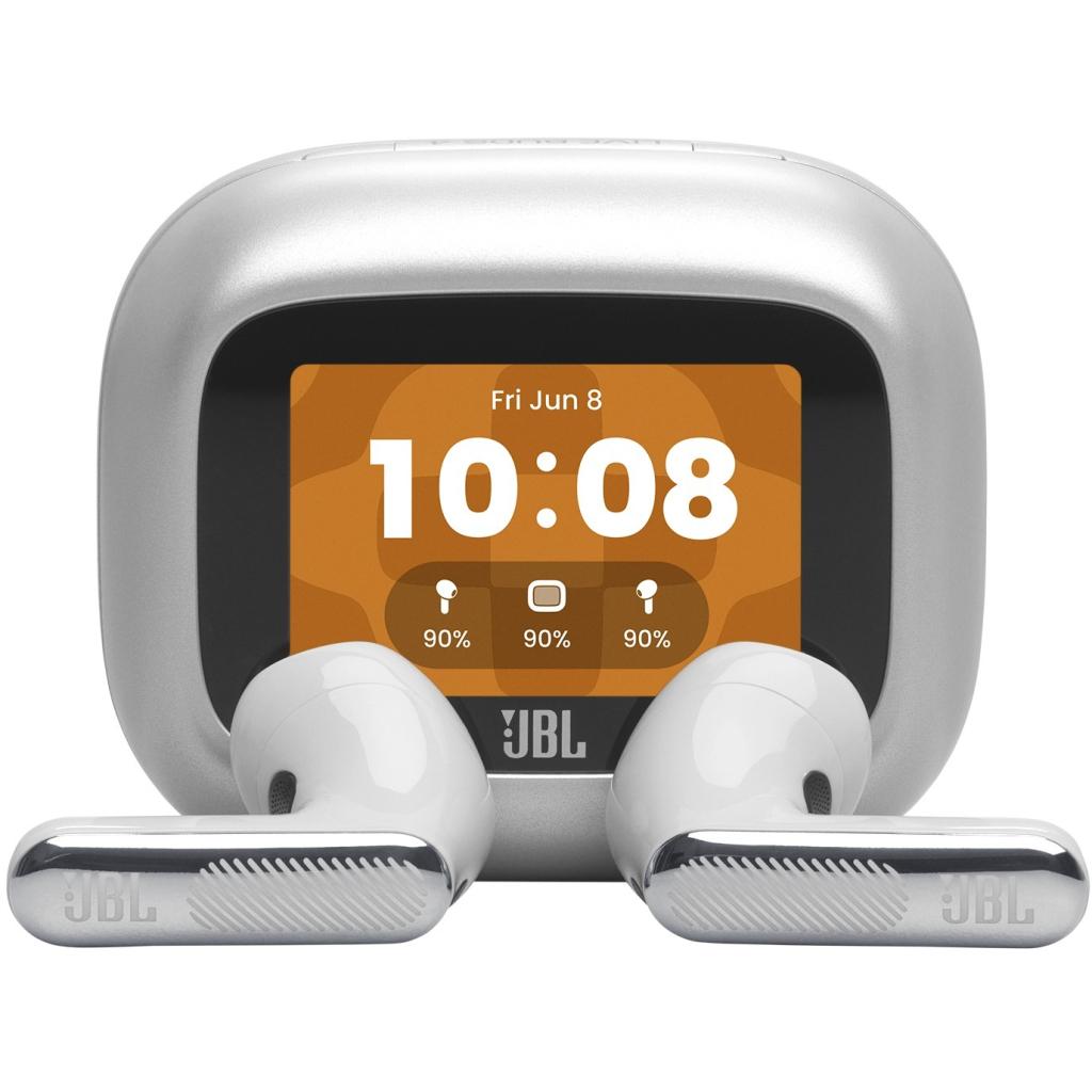 Навушники JBL Live Flex 4 Silver