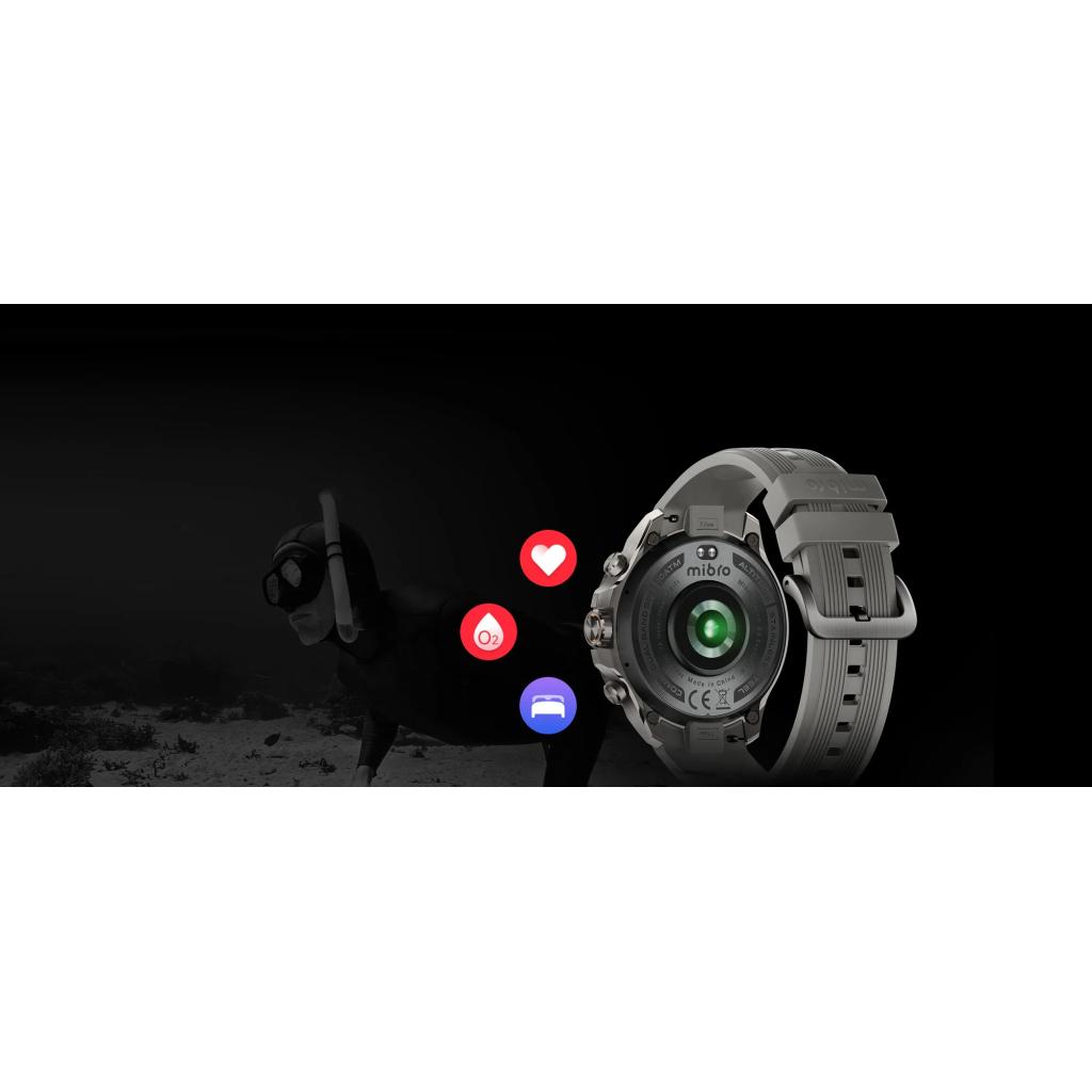 Смарт-годинник Mibro GS Explorer S 48mm Titan Silicone