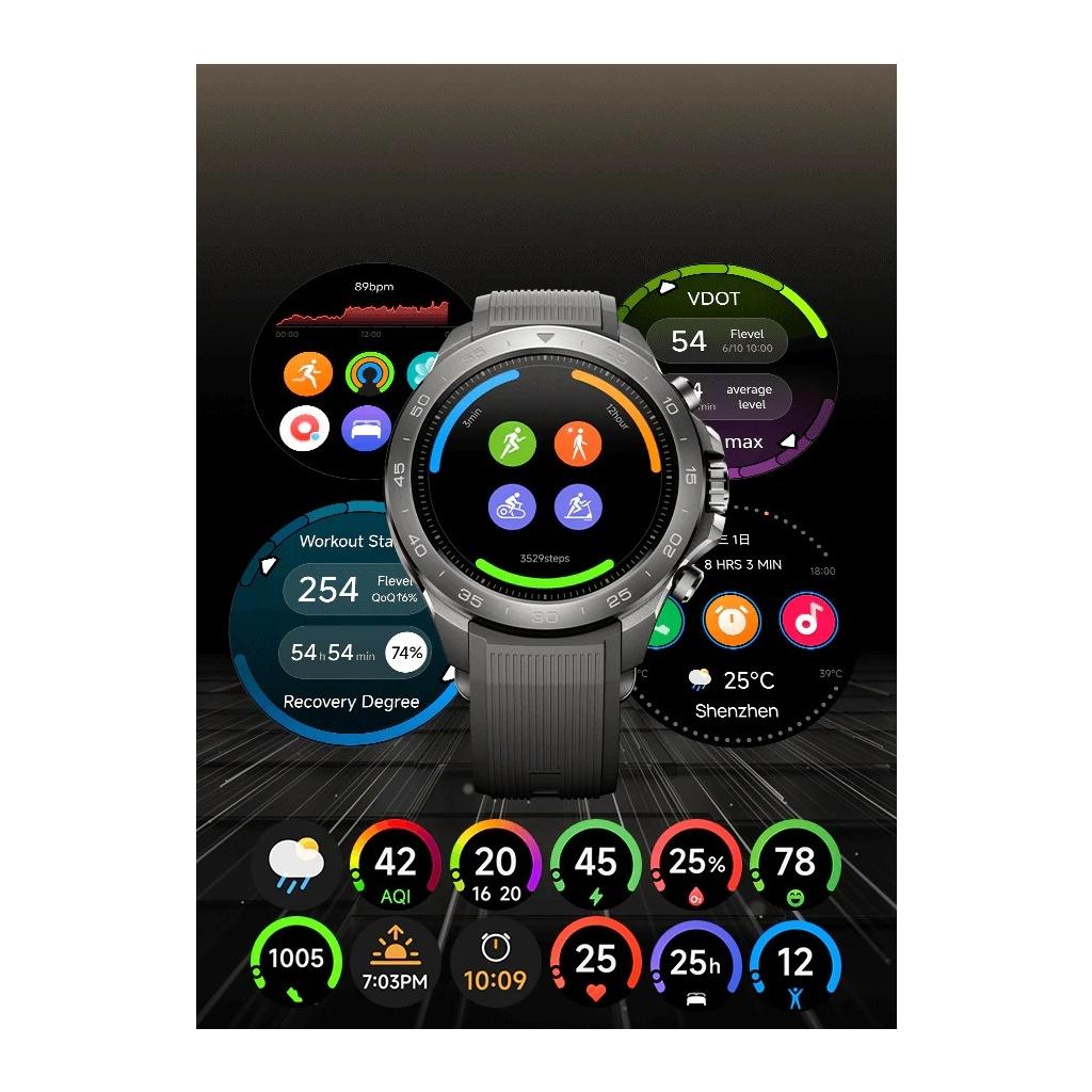 Смарт-годинник Mibro GS Explorer S 48mm Titan Silicone