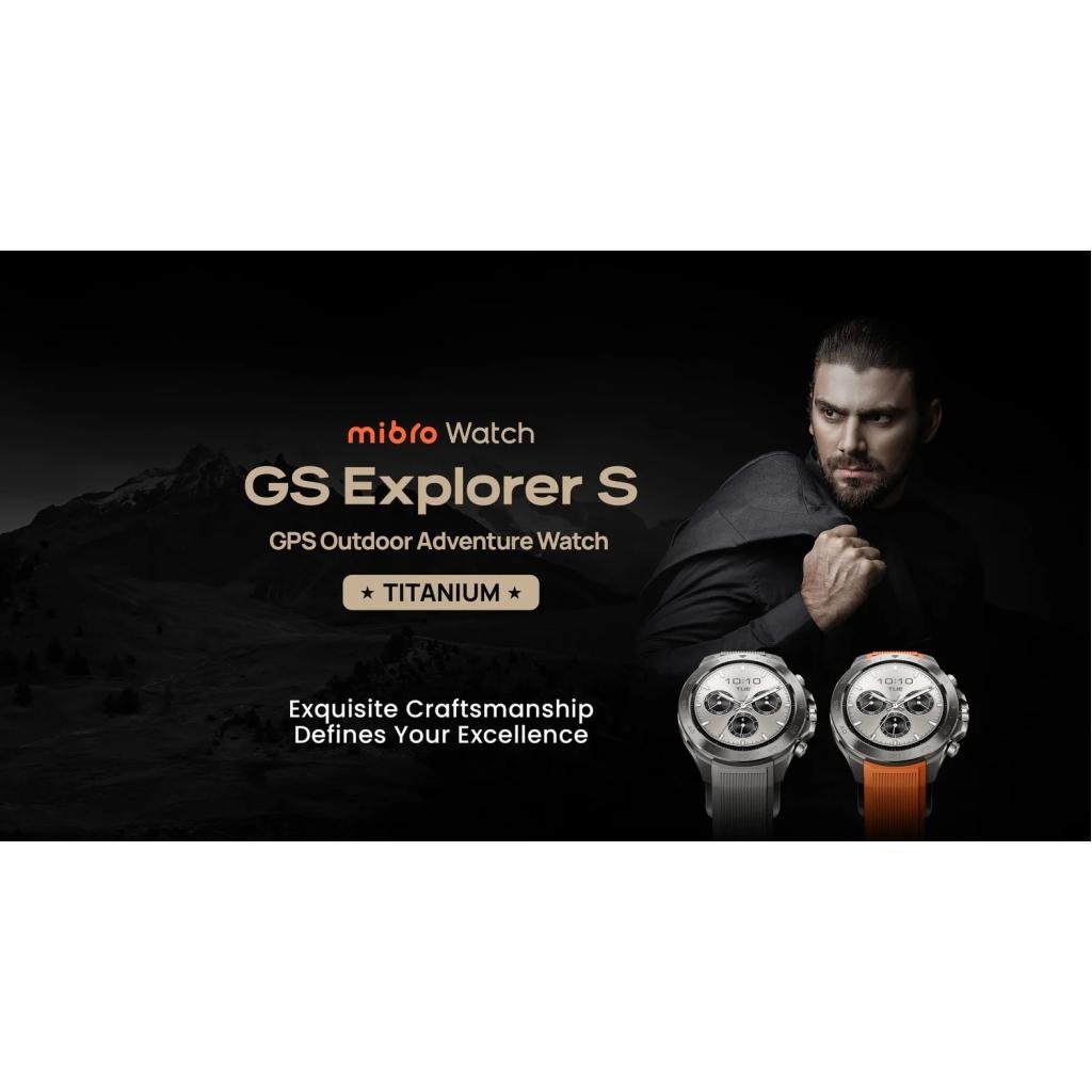 Смарт-годинник Mibro GS Explorer S 48mm Titan Silicone