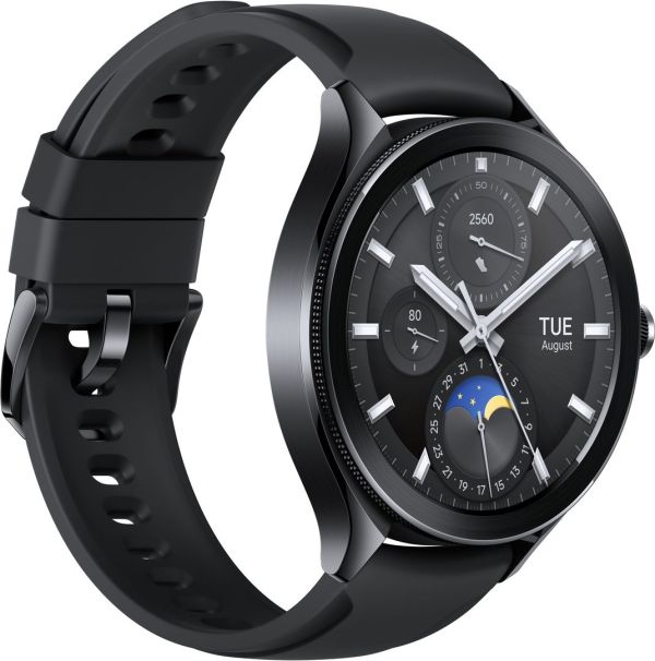 Смарт-годинник Xiaomi Watch 2 Pro Bluetooth Black Case with Black Fluororubber Strap (BHR7211GL)